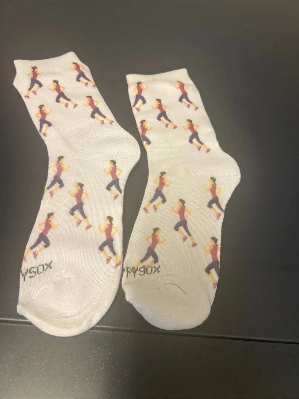 Women’s Zip Storage Running Sock. NWOT